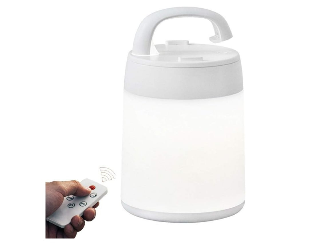 Luz nocturna táctil LED con asa para niños, lámpara de noche recargable por USB para habitación de bebé, brillo y color ajustables Facpoet