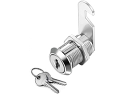 Cerradura De Cilindro Para Armarios, Cajones Y Buzones Con 2 Llaves, 30mm, Acero Inoxidable, Fácil Instalación