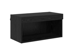 Conjunto de muebles para TV | Mueble para TV | Mueble para TV de madera de roble negro procesada