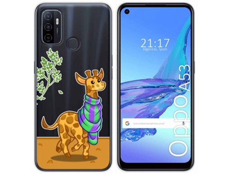 Carcasa Oppo A53 / A53s TUMUNDOSMARTPHONE Dibujos Transparente