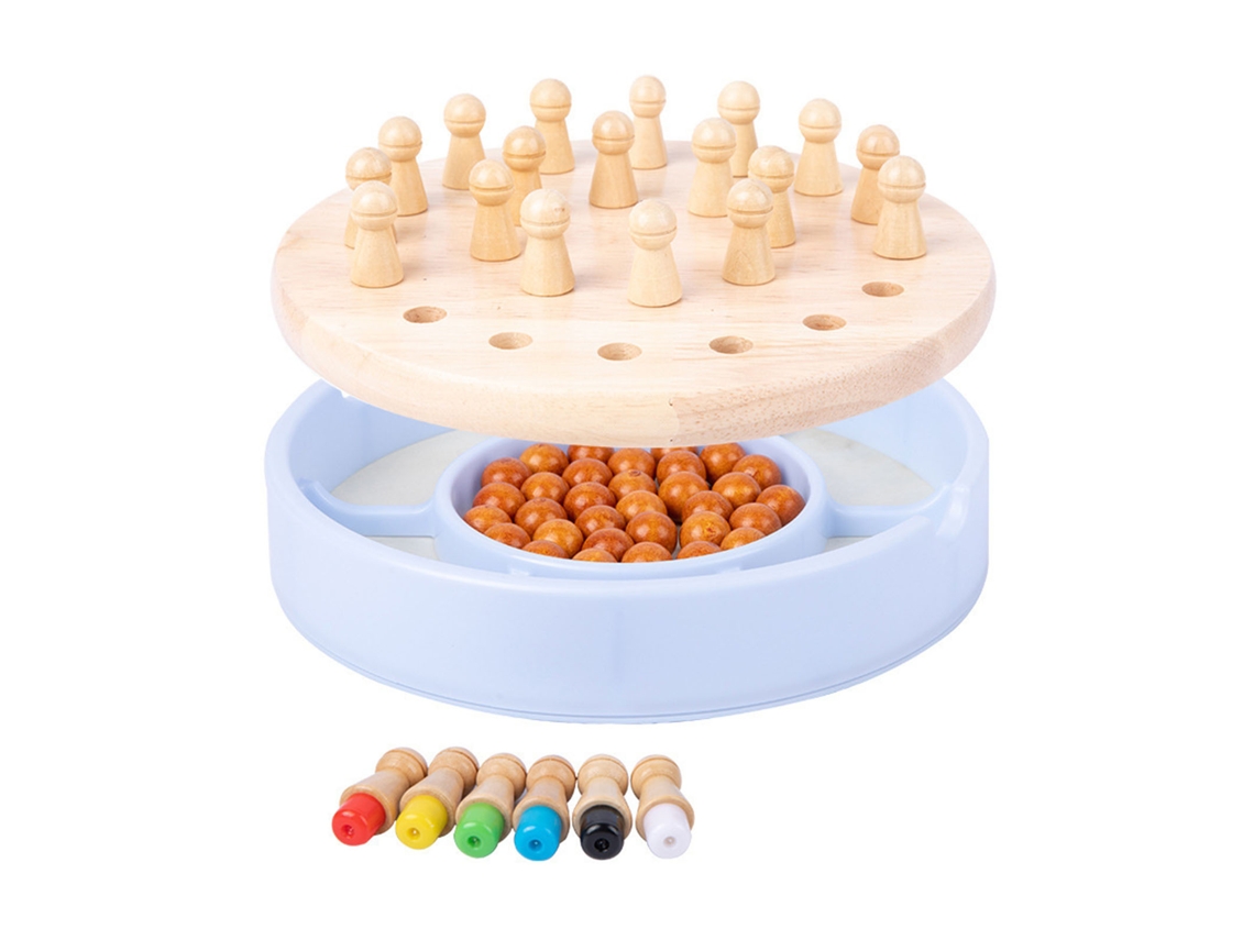 2026 Juego De Memoria De Palitos De Madera 2 En 1, Juguete Educativo Para Niños, Desarrollo Lógico E Inteligencia, Interactivo Padre-hijo