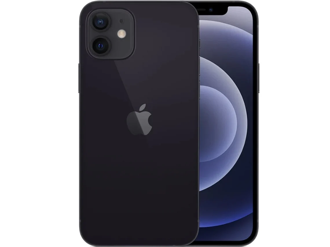 iPhone 12 APPLE (Reacondicionado Como Nuevo - 4 GB - 128 GB - Negro)