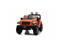 Coche Elétrico INJUSA Jeep Wrangler Rubicoom Rojo Telecomando 12 V (Edad Mínima Recomendada: 3 años)