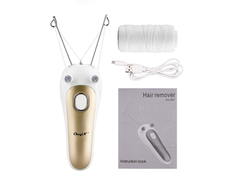 Depilador Eléctrico Facial Hilo de Algodón para Mujeres