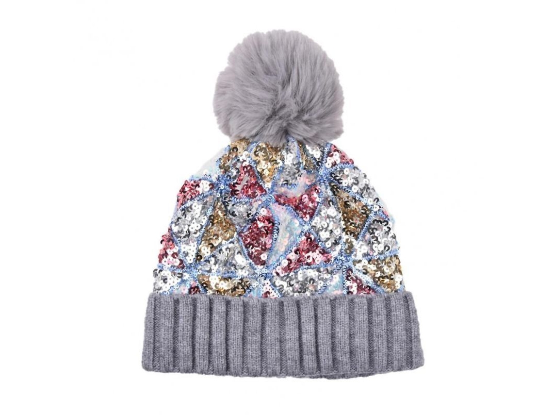 Gorro De Invierno Con Pompón De Felpa Y Pedrería, Acolchado, Impermeable, Resistente Al Viento, Para Mujer, Uso Exterior Xzg