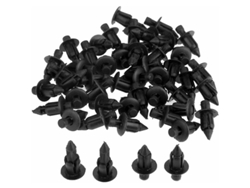 100 Remaches Plásticos De 6mm Para Paneles De Carenado De Bicicleta