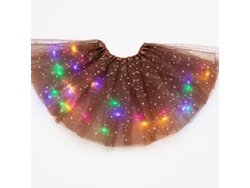 Falda Tutu Con Luces Led Para Niñas Disfraces De Hada Fiesta Cumpleaños Boda Cosplay Princesa Pcicoffee Café