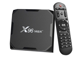 Reproductor multimedia inteligente ELORY X96max+ (Android, 4 GB de RAM, Wi-Fi)