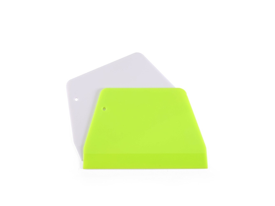 VVJIJILLY Raspador De Massa Flexível Para Raspar Alimentos Multiuso, Com Borda Afiada E Design Angular, Superfície Antiderrapante Para Cozinha, 2 Peças Em Verde