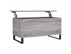 Maison Exclusive - Mesa De Centro Madera Contrachapada Gris Sonoma 90x44,5x45 Cm