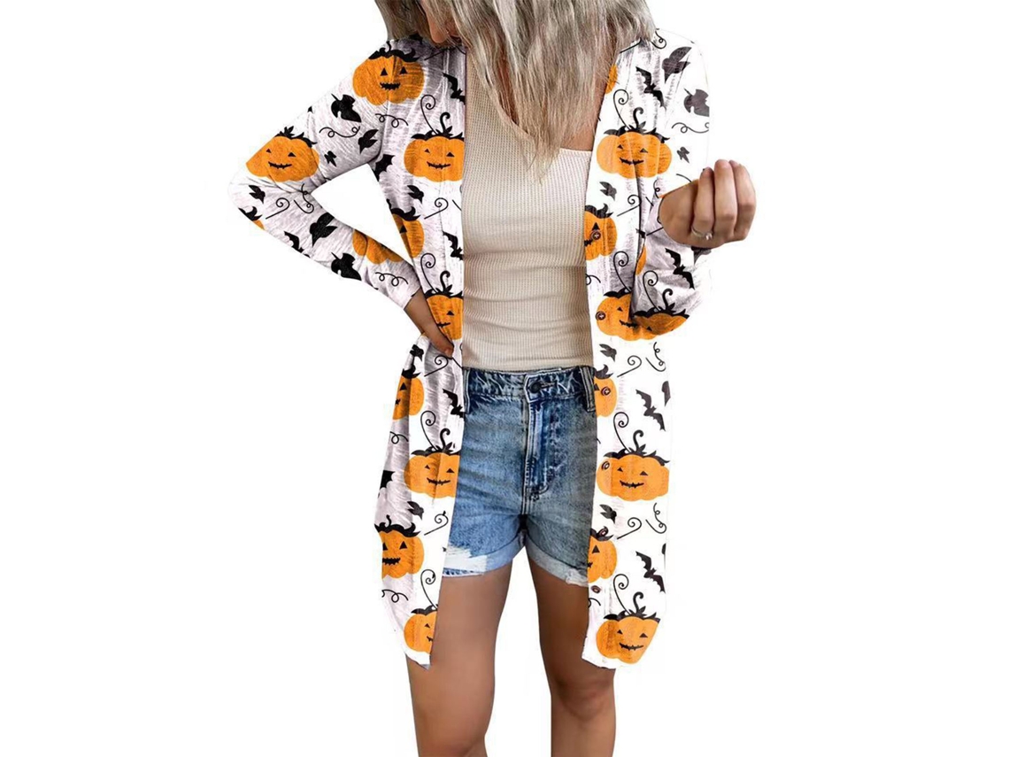 Vestido De Fiesta De Otoño Para Mujer, Manga Larga, Suave Y Ligero, Con Abertura Frontal, Ideal Para Halloween. Talla S.
