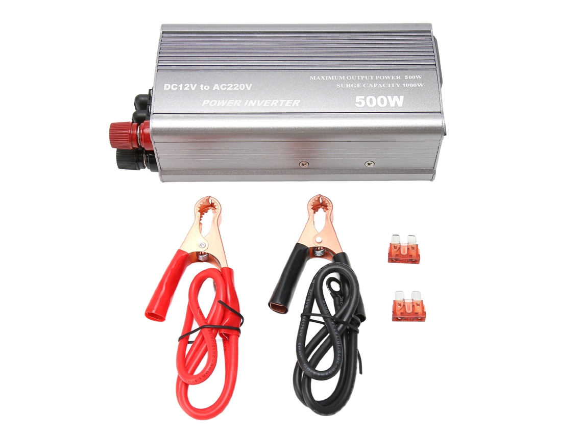 Inversor De Carro 500w 12v Para 220v Com Proteção Contra Sobreaquecimento Conversor De Energia Veicular Para Viagens E Trabalho Remoto