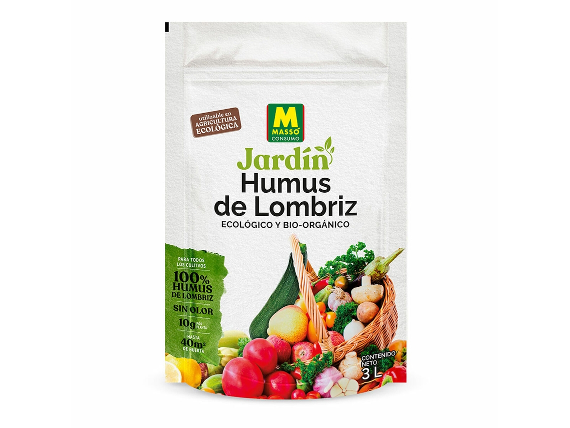 Abono orgánico Massó Earthworm hummus 3 L