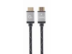 Cable Trenzado Hdmi 2.0 4K 60Hz GEMBIRD Select Plus Series Con Ethernet 5M Negro
