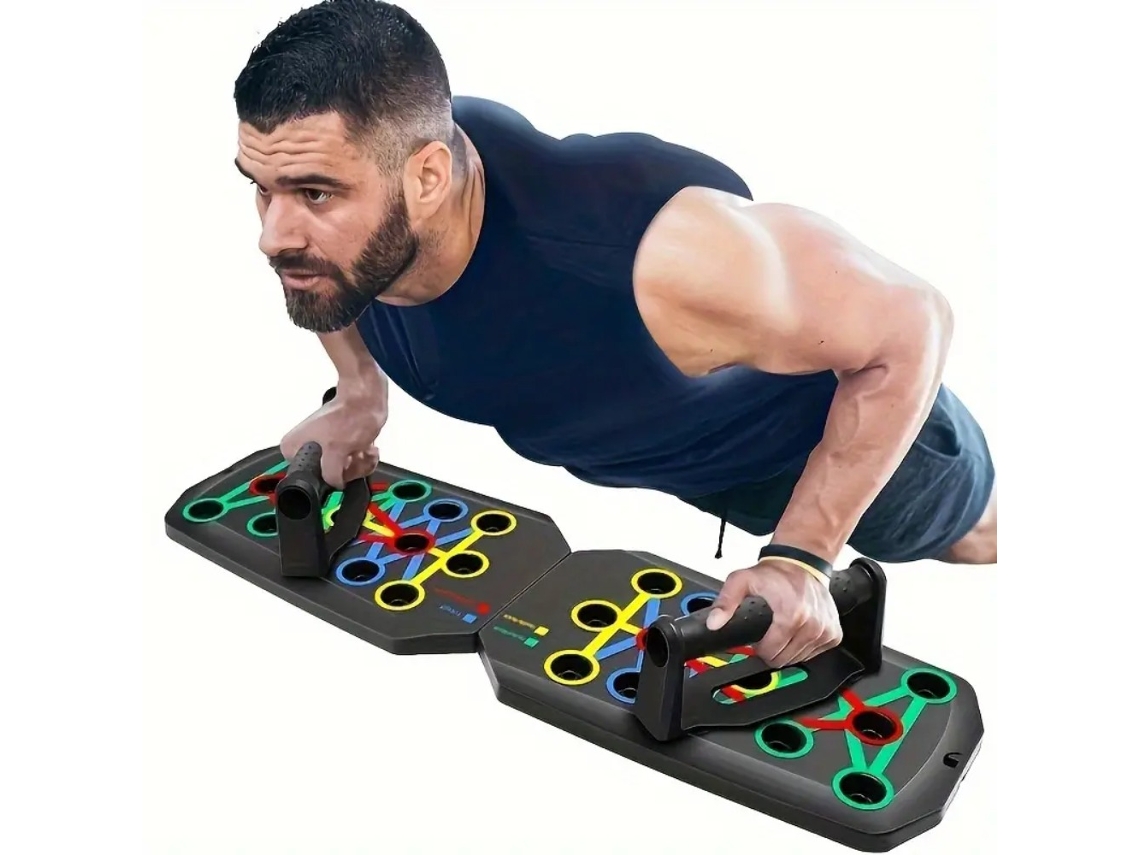 Máquina de gimnasio en casa Mdug con 30 agujeros para ejercitar los músculos pectorales y aumentar la fuerza.