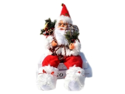 Omni-decoración De Santa Claus Para Armario De Navidad 57cm/23in, Adorno De Navidad, Suitable Para Uso Interior Y Exterior Rojo