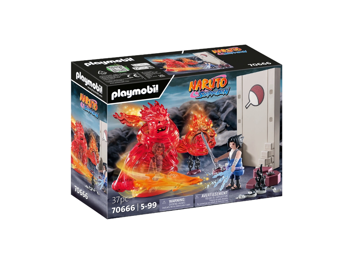 Playset PLAYMOBIL 70666 Sasuke vs Itachi 37 Piezas