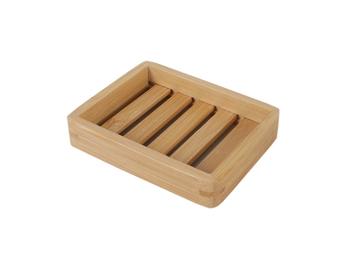 Jabonera de bambú, material creativo de bambú natural, segura, resistente y duradera para baño, ducha y fregadero de cocina.