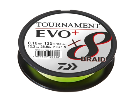 Trenza DAIWA TN8BEvo #0,8 14,7 lb 270 m