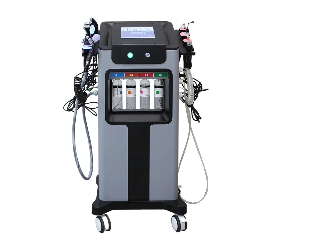 Máquina de hidrodermoabrasión, rejuvenecimiento de la piel, limpieza ultrasónica, enchufe UE OEM