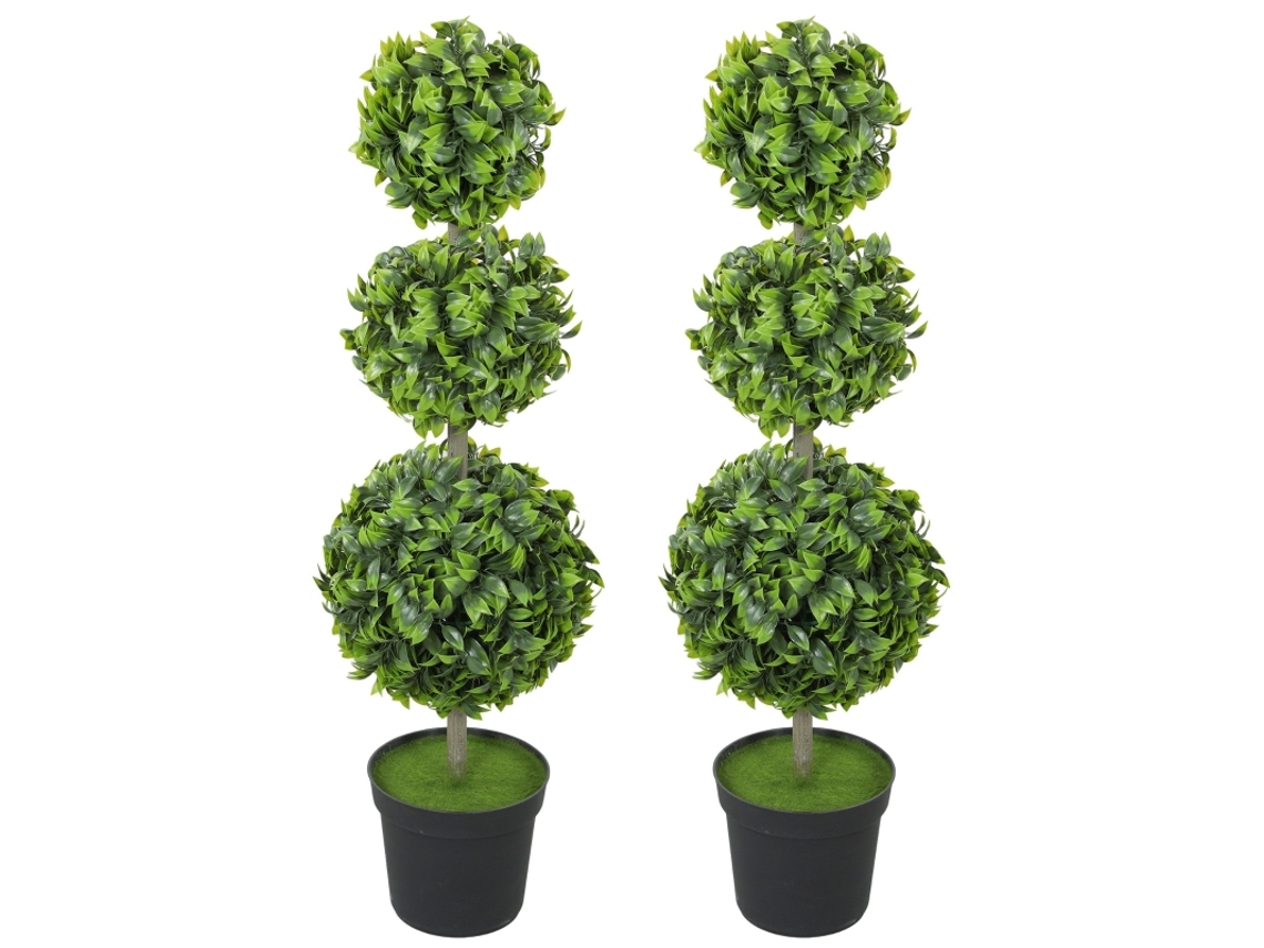 Plantas Artificiales En Macetas De Plástico Con Tierra Verde En Escamas.