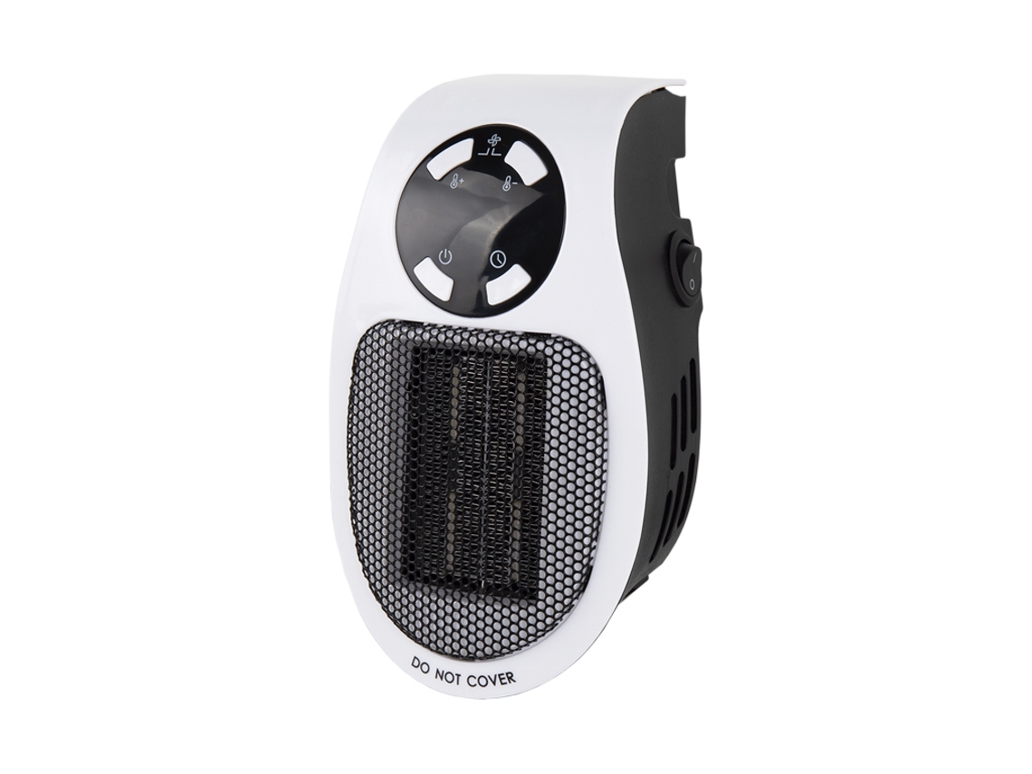 Calefactor Cerámico Con Enchufe, Mando A Distancia, Termostato Y Pantalla Digital. Portátil, Recargable Y Compacto, Ideal Para El Hogar, Los