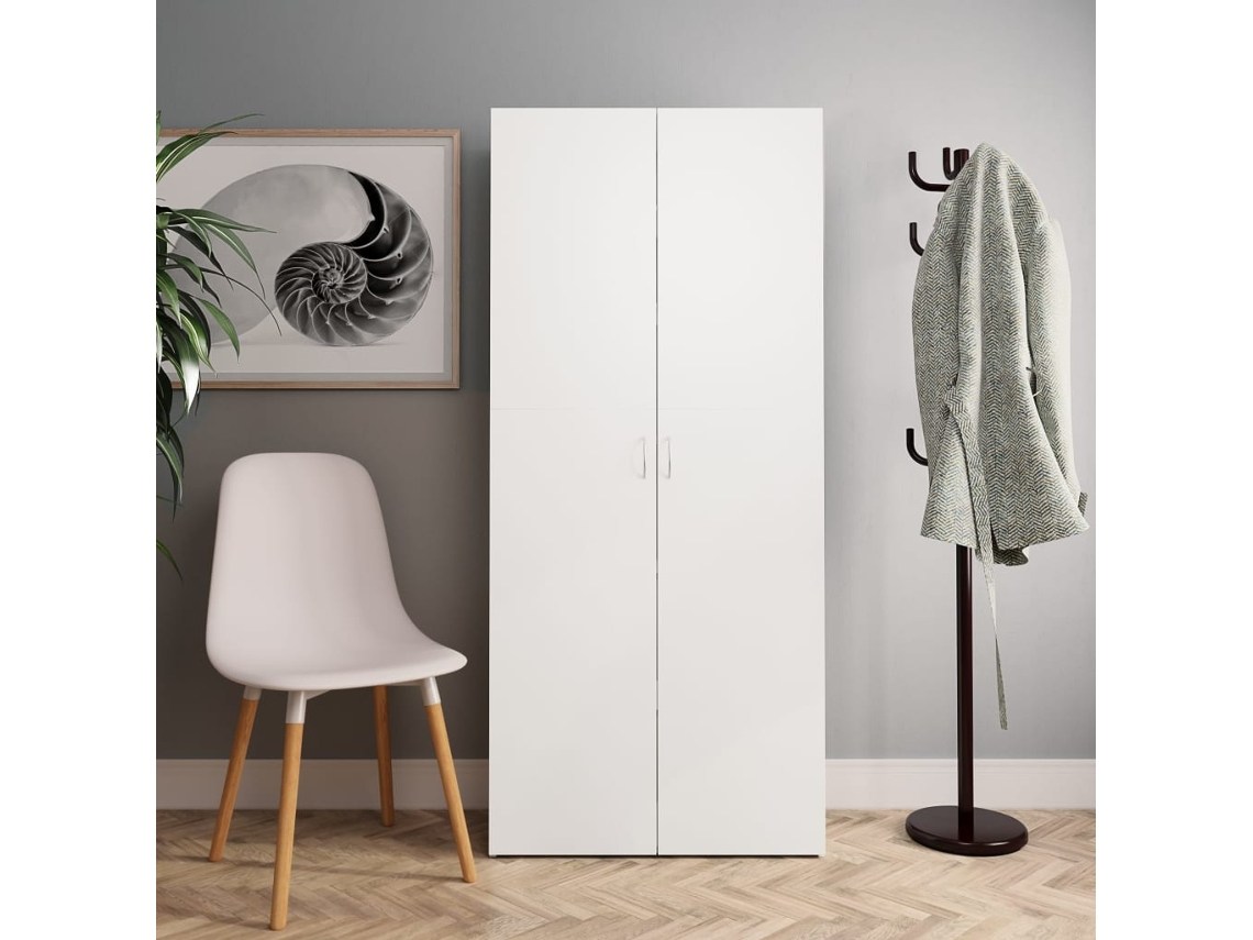 Zapatero LOVELY HOME en Aglomerado Blanco (80X35,5X180 cm)