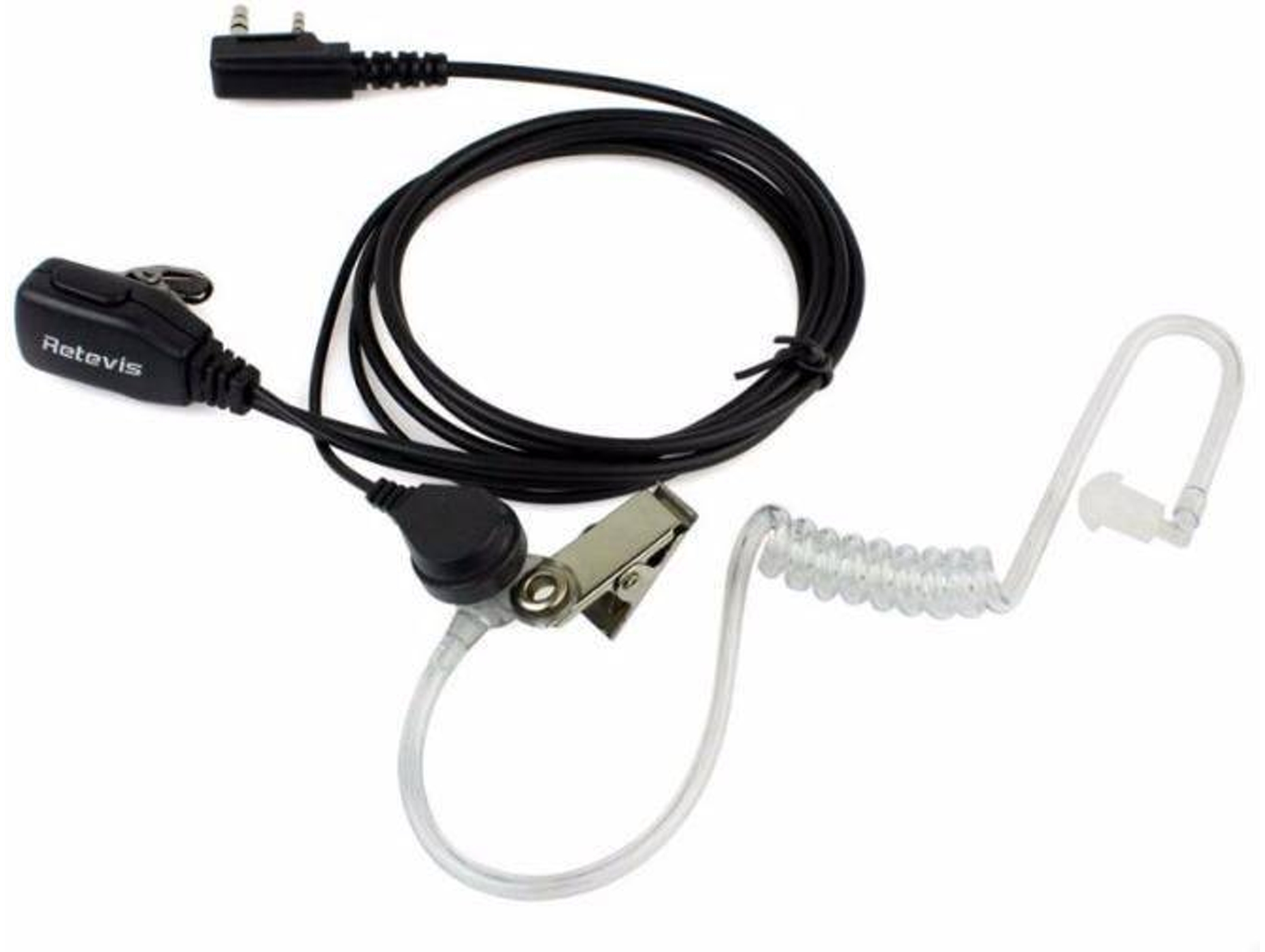 Auriculares con cable BAOFENG Walkie Talkie (Negro)