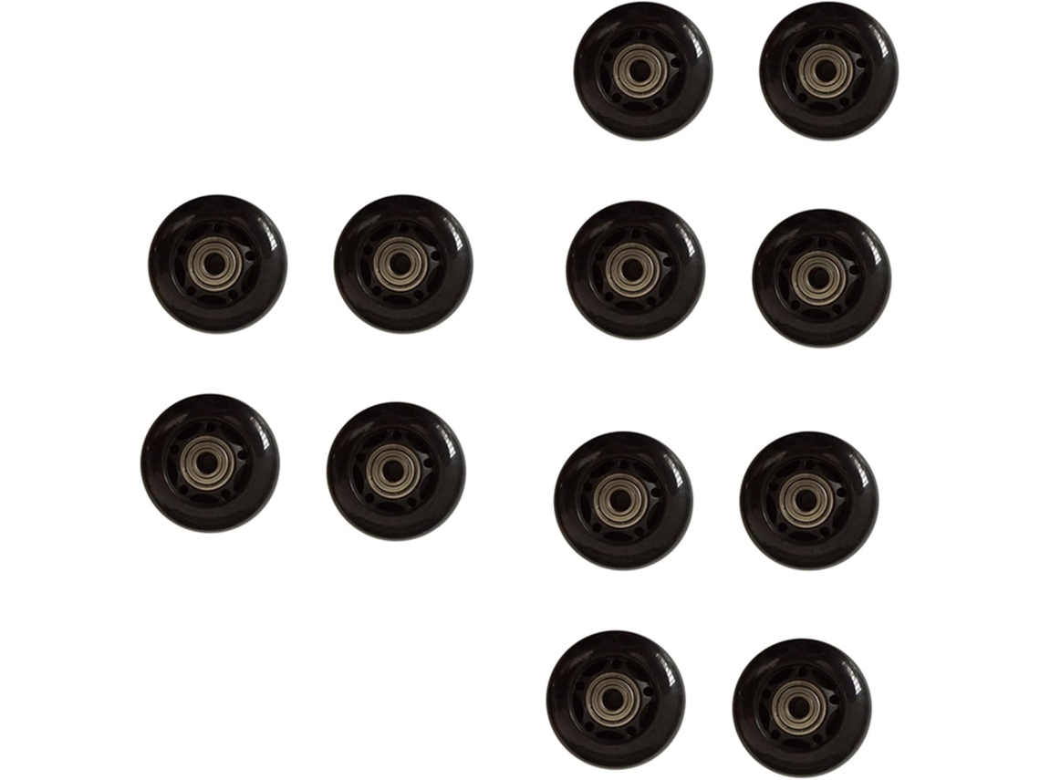 Juego De 12 Patines Con Ruedas De Goma Antideslizantes, Silenciosas Y Resistentes Al Desgaste.