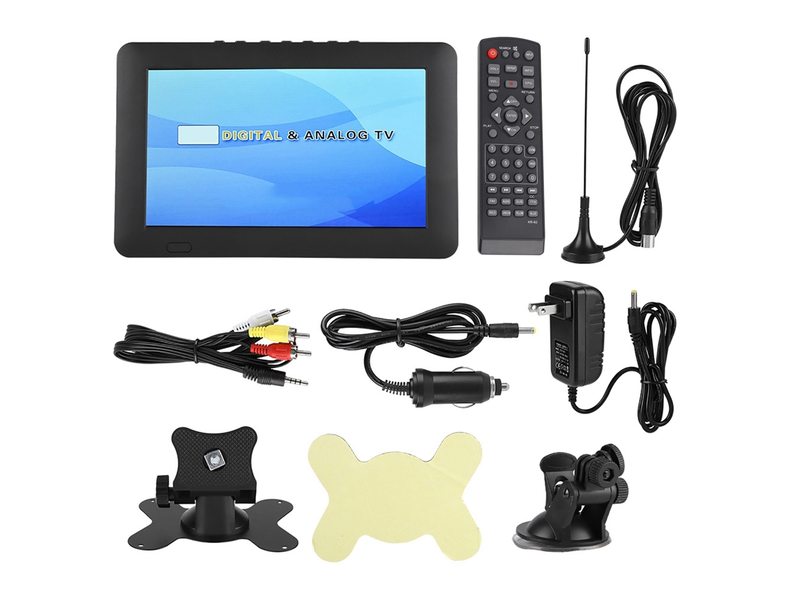 Televisor portátil para coche (pantalla de 9 pulgadas, 1080p)