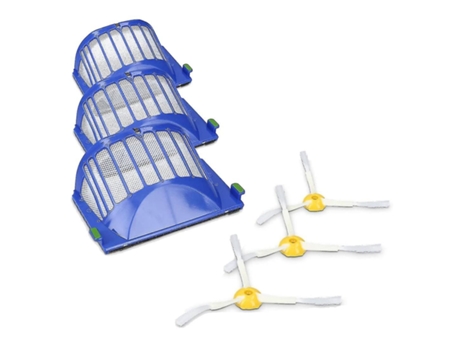 Kit de filtros de repuesto adecuado para Irobot Roomba 600 Series 620 630