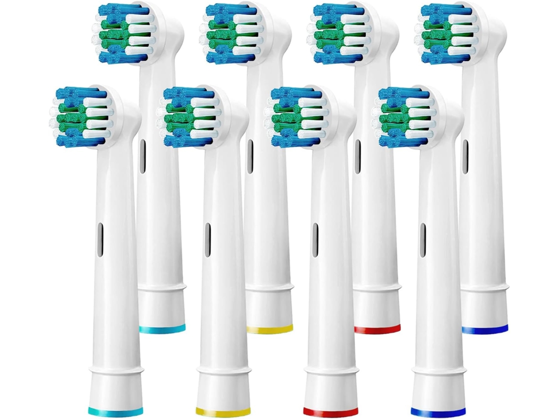 Cabezales De Repuesto Para Cepillos De Dientes Para Una Limpieza Precisa Y Eliminación De La Placa (8 Paquetes Vacíos)