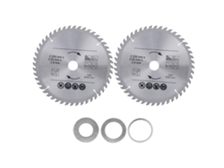 2 Hojas De Sierra Circular De Carburo Para Cortar Madera, Mdf Y Tablones De 25 Cm, 48t/60t, Para Carpintería.