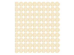 100 Clip De Papel Lindo Estilo Taza Amarillo Metal Fuerte Para Niños Hogar Escuela Oficina