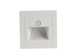 Yncm2026-luz De Escalera Con Sensor De Movimiento Led Recesada Solar 6000k Para Escaleras, Terraza, Jardín, Camino Blanco