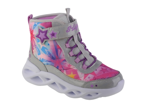 Botas de Niña SKECHERS Malla Plateado (35)