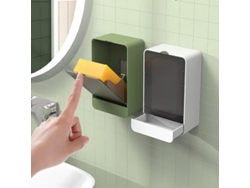 2026-plato De Jabón Con Tapa, Instalación Sin Taladrar, Desmontable Con Sistema De Drenaje, Ideal Para Baño Y Ducha