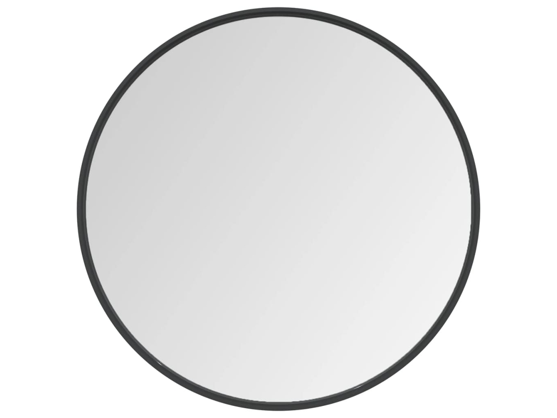 Espejo de pared VIDAXL Negro Cristal (60 cm)