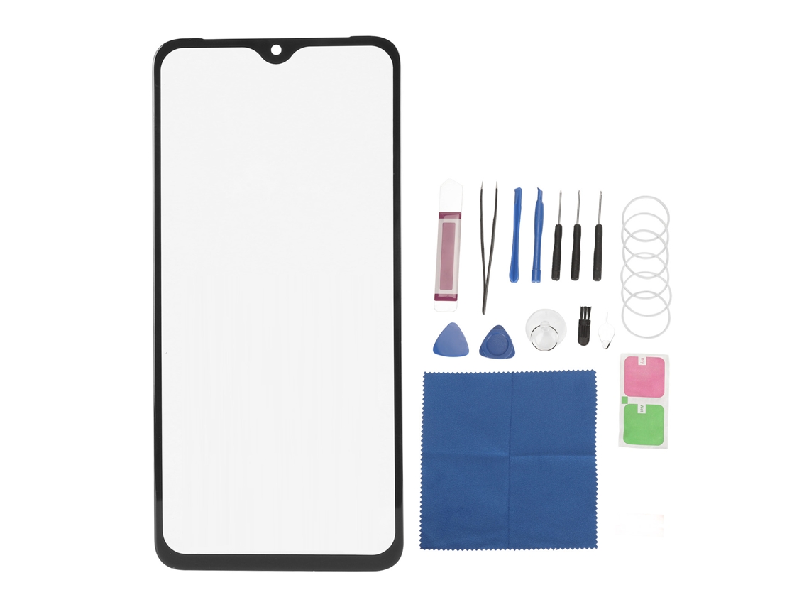 Kit de reemplazo de pantalla de cristal frontal para OnePlus 7, herramientas de montaje, reparación
