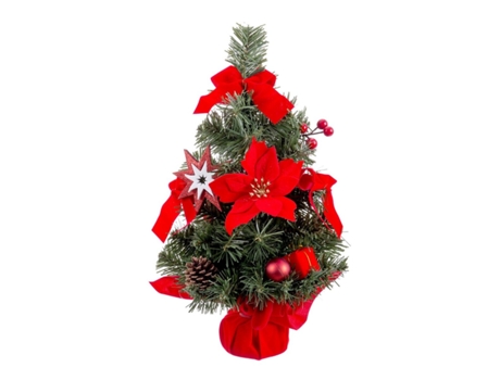 Adorno de Navidad BIGBUY CHRISTMAS Rojo (16x13X40cm)