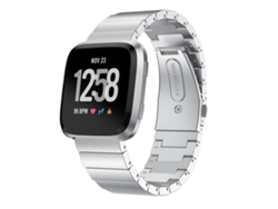 Correa de repuesto para reloj inteligente Fitbit Versa Classic de 22 mm, acero inoxidable 316, Ly Ebike