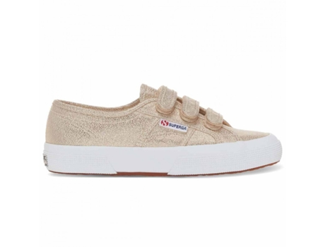 Zapatillas de Mujer SUPERGA Straps Lame Amarillo (35)