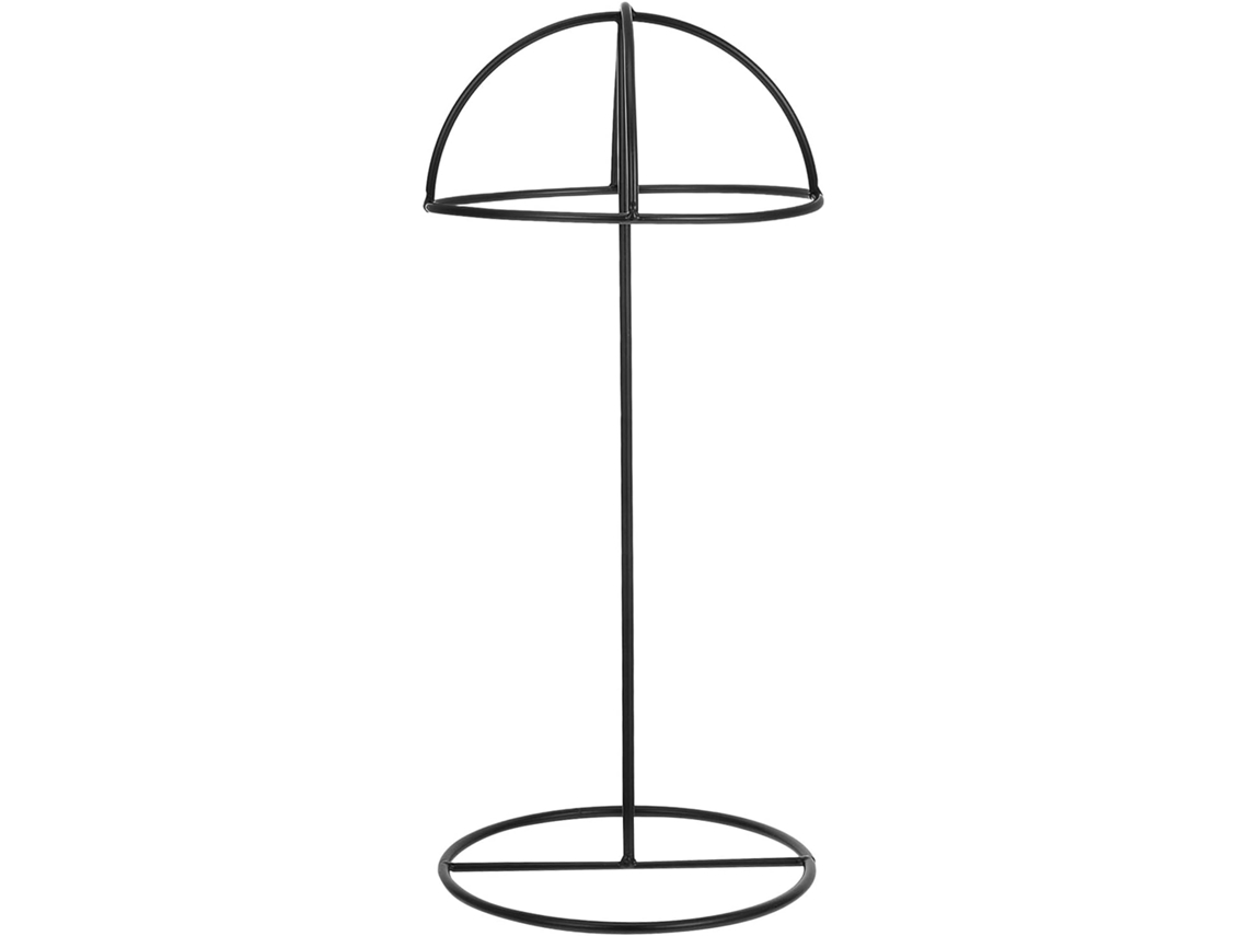 Expositor Sombreros Metal Negro Fácil Instalación Perchero Escritorio Versátil Ideal Tiendas Otros Entornos