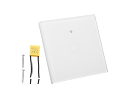 Llave Inteligente Wifi Rf Panel Táctil De Vidrio Resistente Al Agua Control Por Voz 10a Ac80-260v