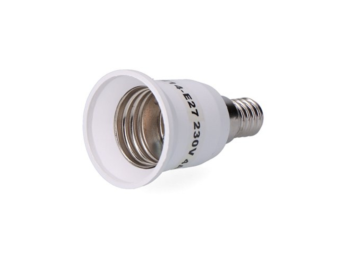 Amplificador E-14 A E-27 4 A 230 V, Blanco, Ø39 X 70 Mm (retractilado)