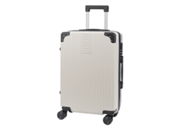 Maleta De Cabina Trolley En Material Ligero De Abs De Alta Resistencia Con Esquinas Reforzadas. Cerradura Numérica Y 4 Ruedas Dobles Extraíbles.