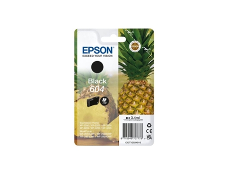 Cartucho de Tinta Original EPSON 604 Negro
