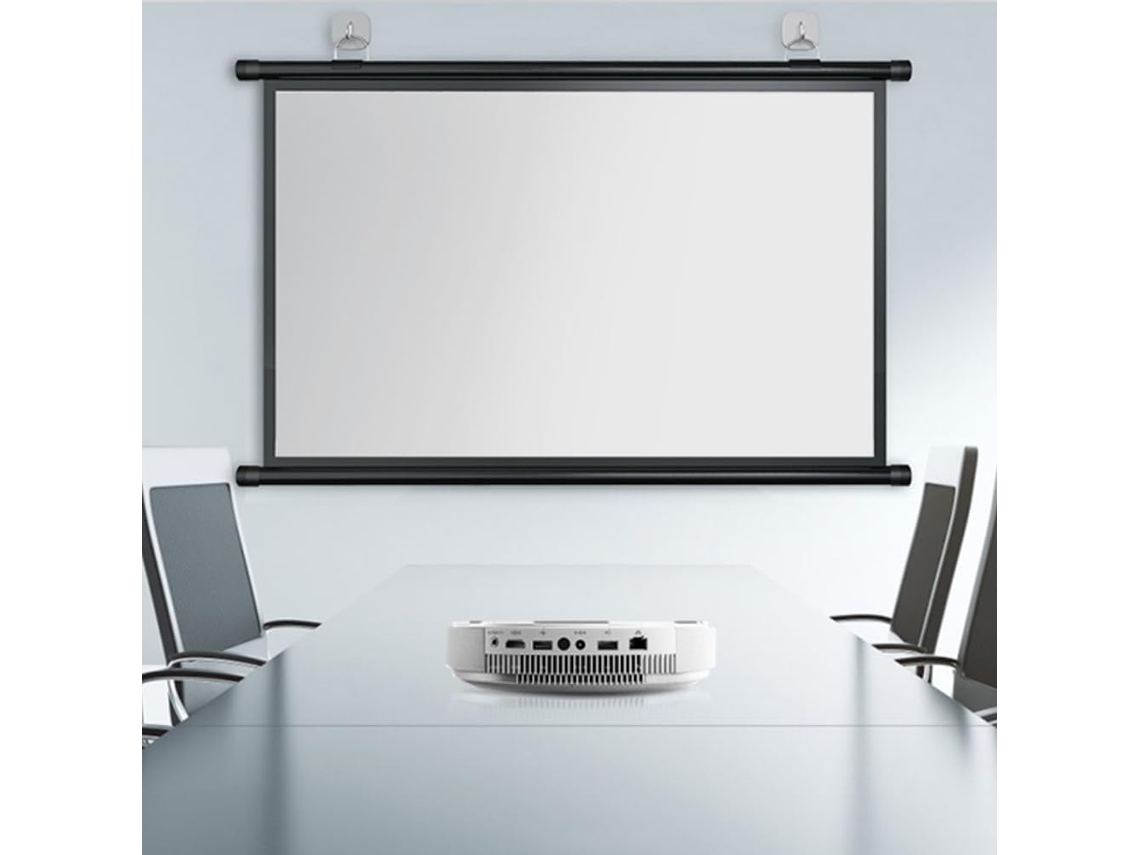 Pantalla De Proyección Enrollable Manual 4k, Para Cine En Casa, Uso Interior Y Exterior, 76,2 Cm, 101,6 Cm,