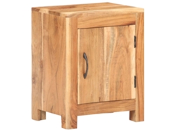 Mesita de Noche 40X30X50 Cm Madera de Acacia Maciza