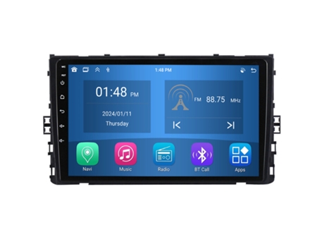 Autoradio 4GB RAM64GB ROM ROVERONE para Volkswagen MQB VW T-Cross 2018 - 2020 CarPlay Android Coche Radio Bluetooth Navegación